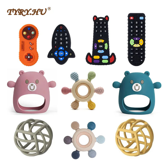 1PC Silicone Kid Teething Toy