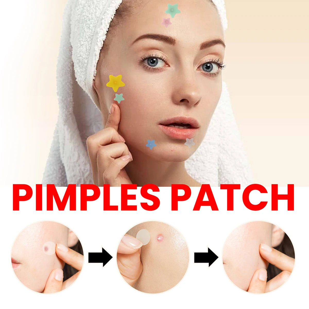 200 Star Shape Pimple Patches
